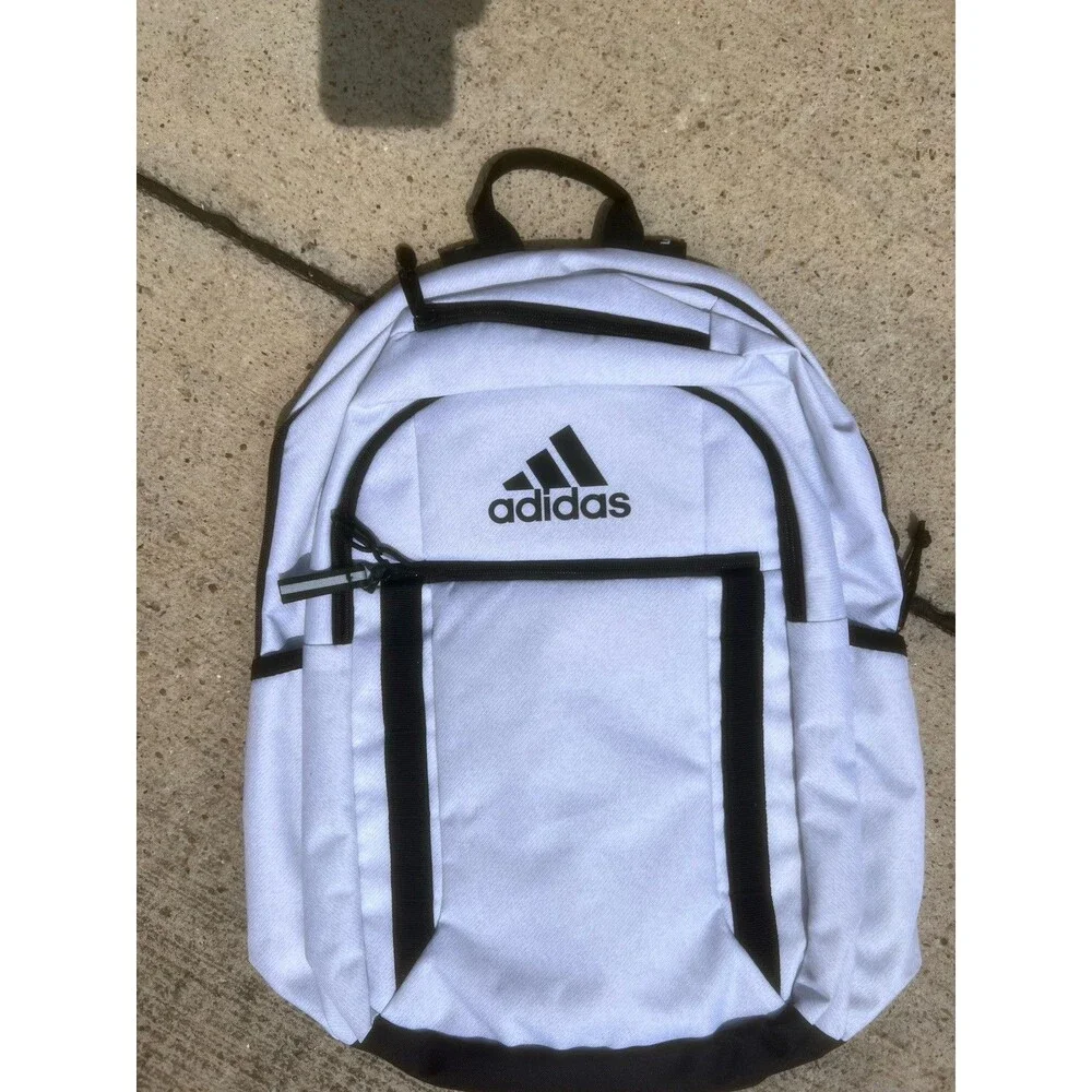Adidas Excel 7 Backpack Gray Black 16in Laptop Storage Durable New